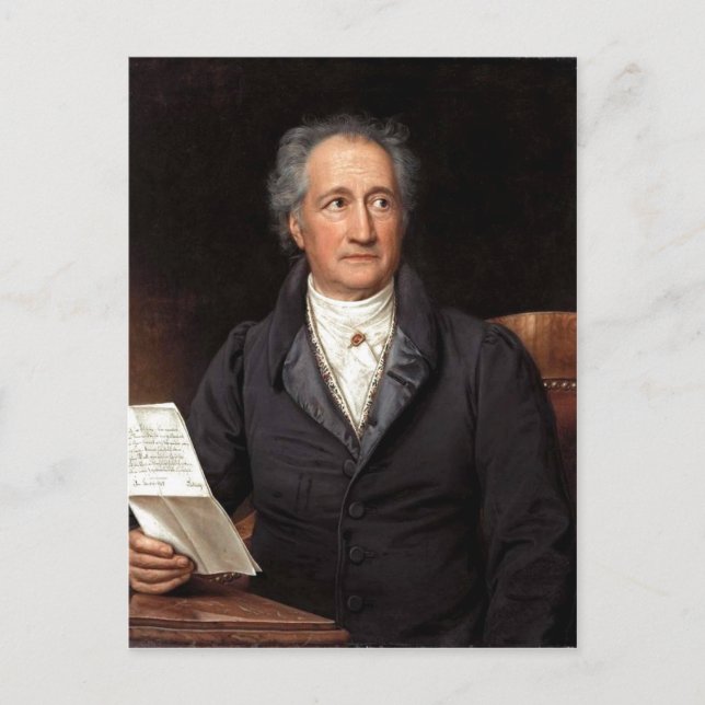 Carte Postale Johann Wolfgang von Goethe im 70. Lebensjahr, gema (Devant)