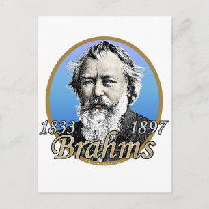 Carte Postale Johannes Brahms