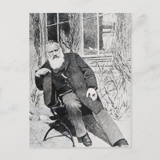 Carte Postale Johannes Brahms, c.1897 (Devant)