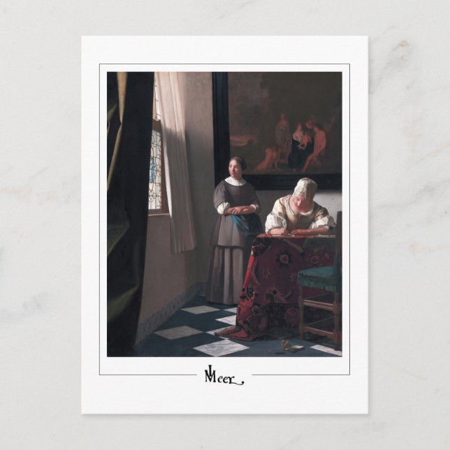 Carte Postale Johannes Vermeer #18 - Art (Devant)