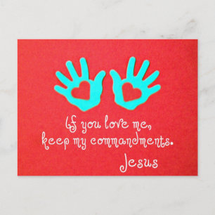 Carte Postale John 14:15