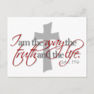 Carte Postale John 14:6