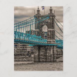 Carte Postale John A Roebling Suspension Bridge 2