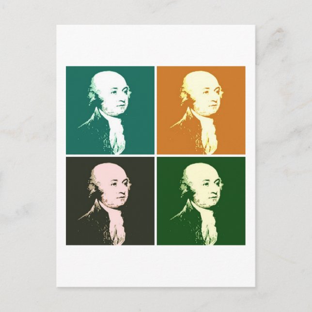 Carte Postale John Adams (Devant)