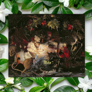 Carte Postale John Anster Fitzgerald La tonnelle des fées