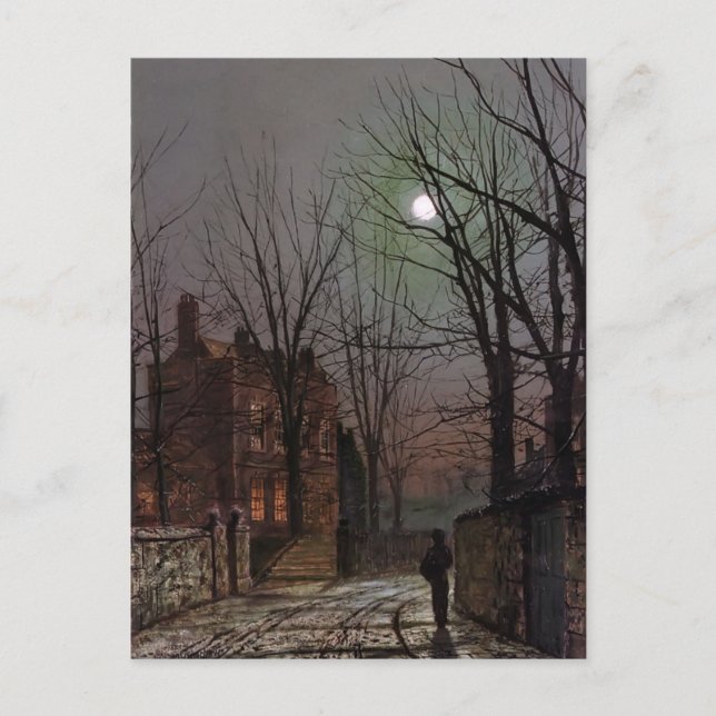 Carte Postale John Atkinson Grimshaw - Lune (Devant)