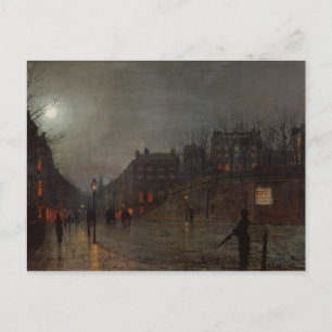 Carte Postale John Atkinson Grimshaw Rentrer à Dusk, 1882