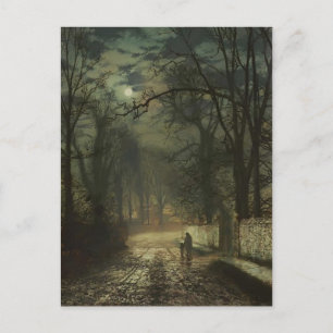 Carte Postale John Atkinson Grimshaw - Une voie lune