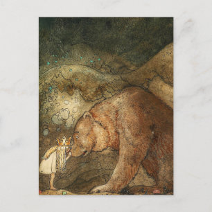 Carte Postale John Bauer - Pauvre petite base