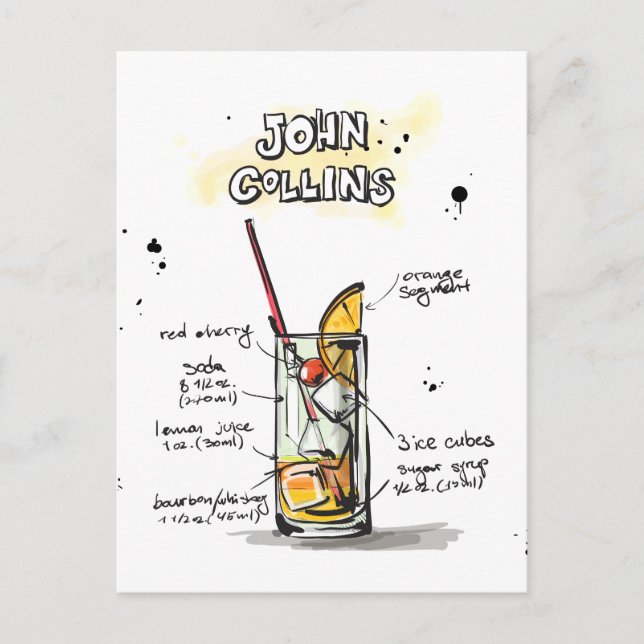 Carte Postale John Collins (Devant)