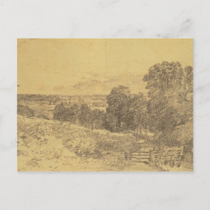 Carte Postale John Constable Esquisse pour l'entrée de peintur