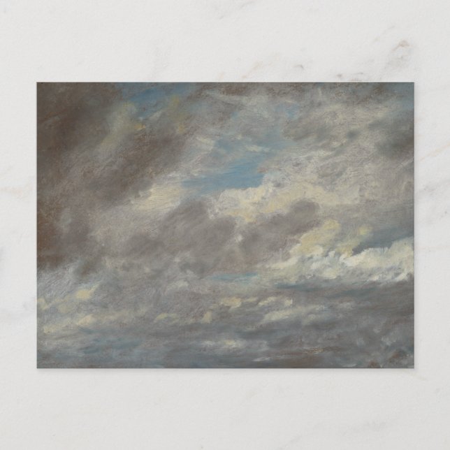 Carte Postale John Constable - Étude sur le nuage (Devant)