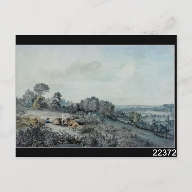 Carte Postale John Constable | La vallée du Stour (Devant)