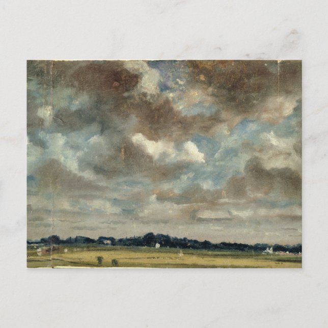 Carte Postale John Constable | Paysage étendu avec Clo gris (Devant)