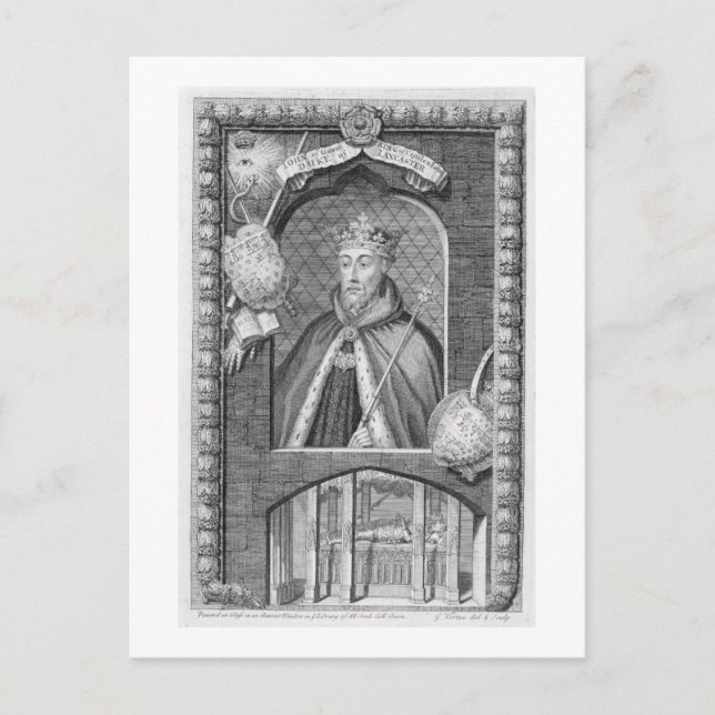 Carte Postale John de Gaunt, duc de Lancaster (1340-1399) après  (Devant)