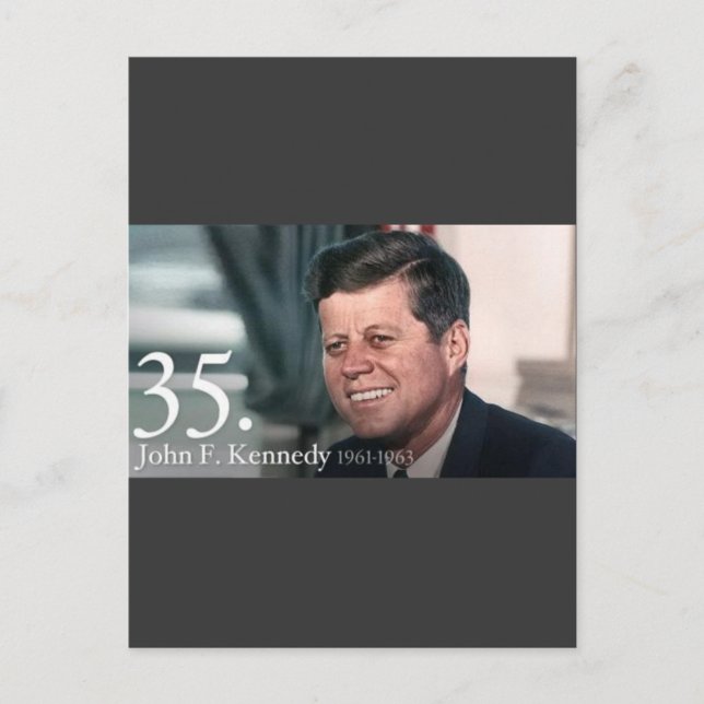 Carte Postale John F. Kennedy (Devant)