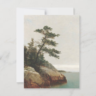 Carte Postale John Frederick Kensett Ancien paysage de pins Impr