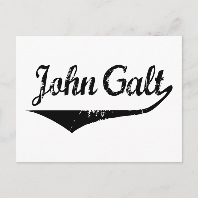 Carte Postale John Galt (Devant)