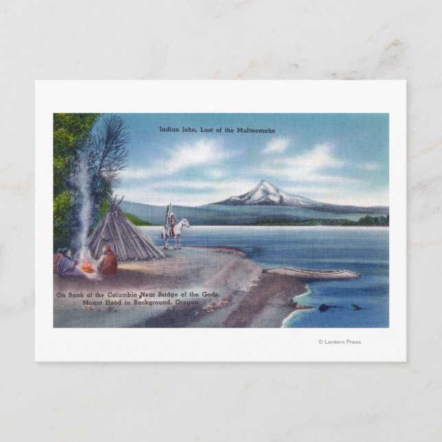 Carte Postale John le Dernier des Multnomahs (Devant)