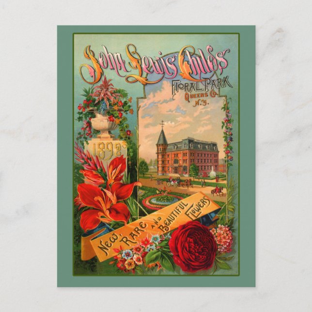 Carte Postale John Lewis Childs Horticulture Art (Devant)