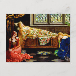 Carte Postale John Maler Collier Beauté dormante
