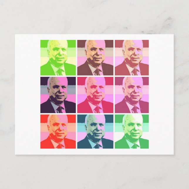 Carte Postale John McCain (Devant)