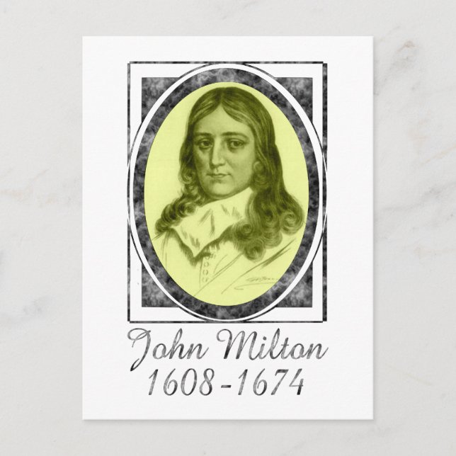 Carte Postale John Milton (Devant)