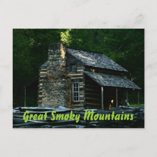 Carte Postale John Oliver Cabine - Great Smoky Mountains