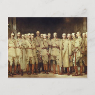 Carte Postale John Sargent - Officiers généraux de la Première G