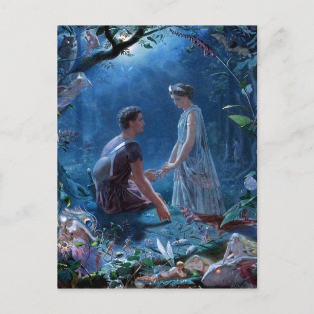 Carte Postale John Simmons : Le rêve d'une nuit d'été (Devant)
