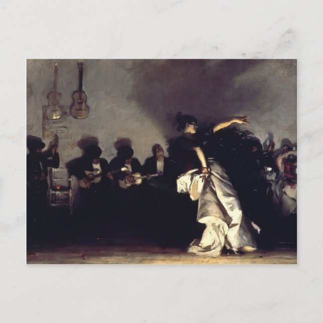 Carte Postale John Singer Sargent- El Jaleo (Devant)