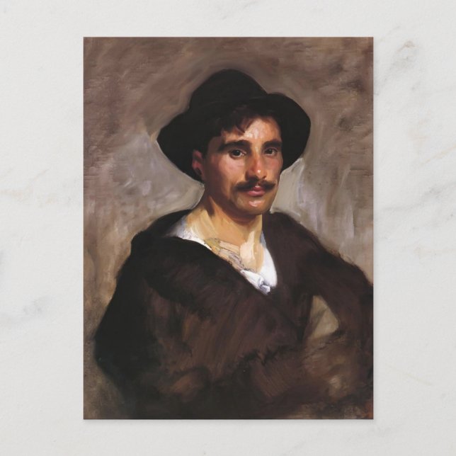 Carte Postale John Singer Sargent- Gondolier (Devant)
