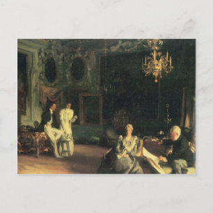 Carte Postale John Singer Sargent - Intérieur à Venise