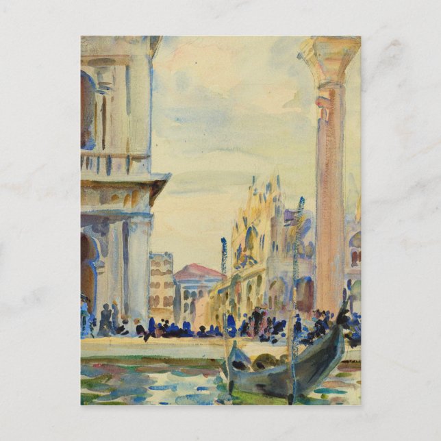 Carte Postale John Singer Sargent - La Piazzetta (Devant)