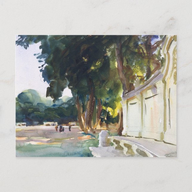 Carte Postale John Singer Sargent - Le midi espagnol, Aranjuez (Devant)
