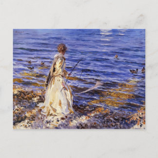 Carte Postale John Singer Sargent - Pêche de filles