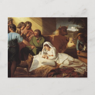 Carte Postale John Singleton Copley - La Nativité