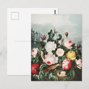 Carte Postale John Thornton Roses du Temple de Flora