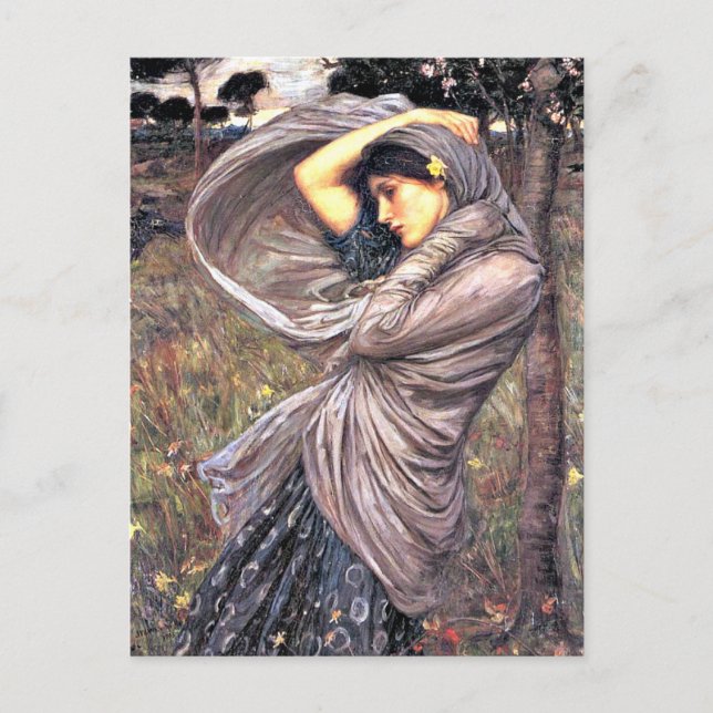 Carte Postale John Waterhouse - Boreas, 1903, oeuvre (Devant)