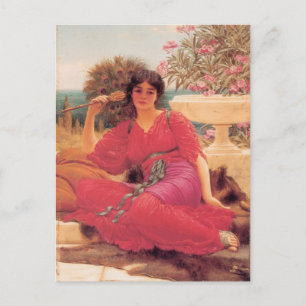 Carte Postale John William Godward - Flabellifera