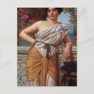 Carte Postale John William Godward - Reverie