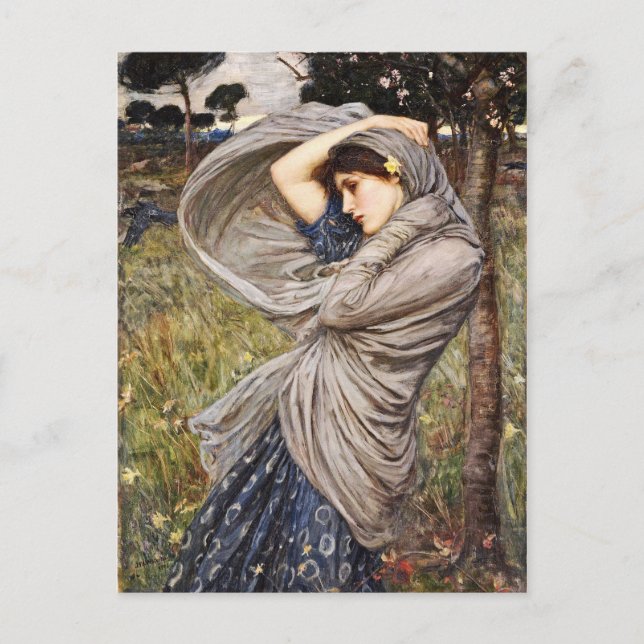 Carte Postale John William Waterhouse - Boreas (Devant)