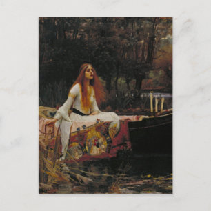 Carte Postale John William Waterhouse - La Dame de Shalott