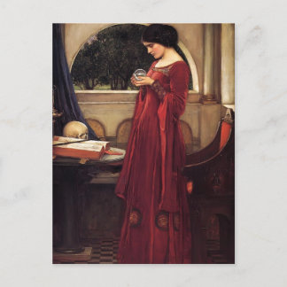 Carte Postale John William Waterhouse - Le Crystal Ball