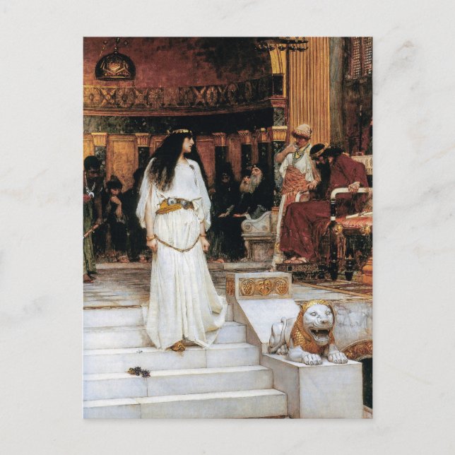 Carte Postale John William Waterhouse Mariamne Laissant le jugem (Devant)