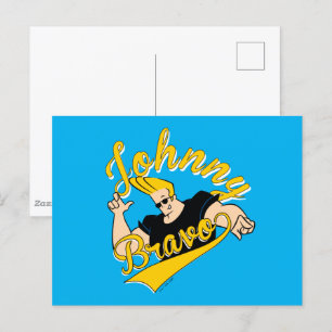 Carte Postale Johnny Bravo Graphisme sportif