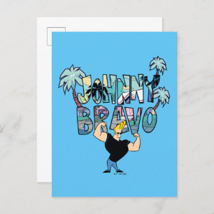 Carte Postale Johnny Bravo Palm Tree Nom