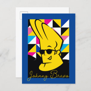 Carte Postale Johnny Bravo Pop Art Graphic