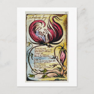 Carte Postale "Joie enfantine", assiette 23 de "Chansons d'Innoc