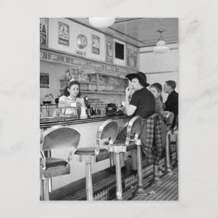 Carte Postale Joint Burger des années 1940